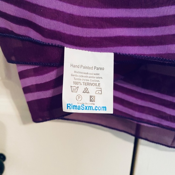 Hand Painted Pareo Coverup - Picture 11 of 17